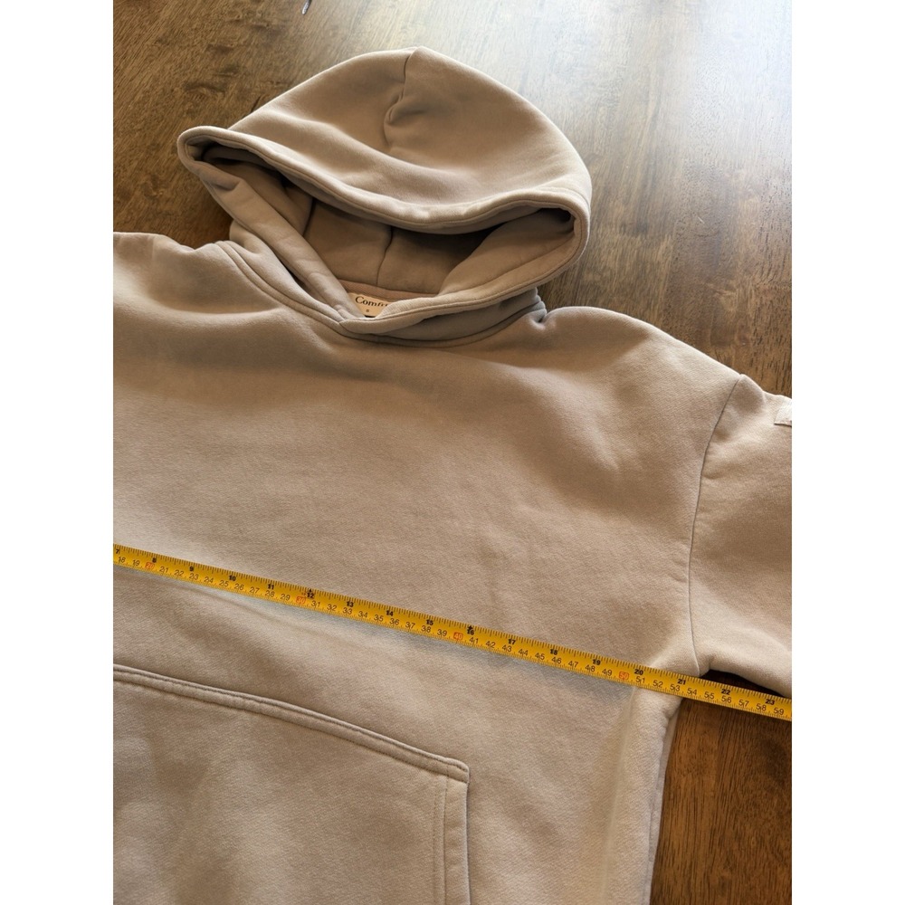 Comfrt Hoodie Size Small Tan/Gray Long Sleeve Pullover Hoodie Heavyweight - Picture 4 of 7